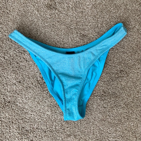Triangl Swim Swimwear | Blue Mica Bikini Bottom - Picture 1 of 4